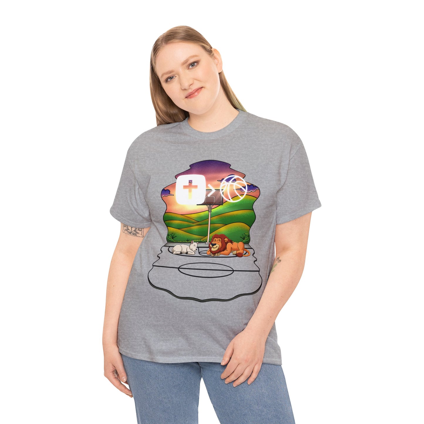 Love your enemies Art Unisex Heavy Cotton Tee