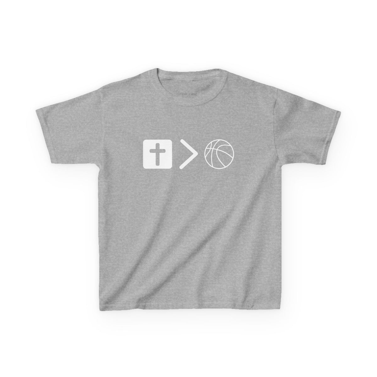 Youth Jesus is bigger than basketball Heavy Cotton Tee