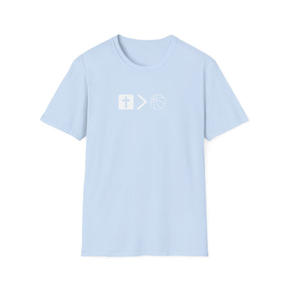 Pray behind your teammates' backs Unisex Softstyle T-Shirt