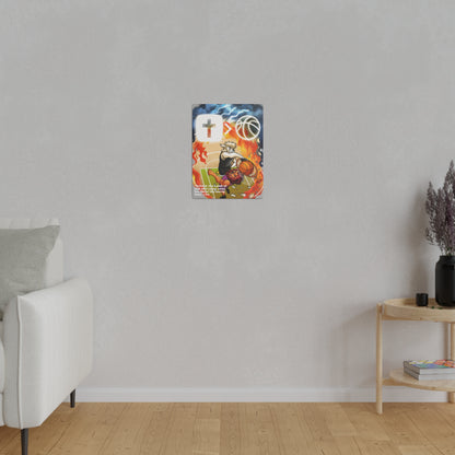 Behold the Lamb of God Matte Canvas Wall Art! Jesus is Bigger than Basketball Art Collection.