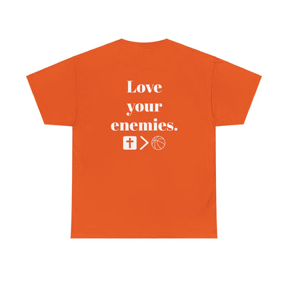 Copy of Love your enemies Art Unisex Heavy Cotton Tee
