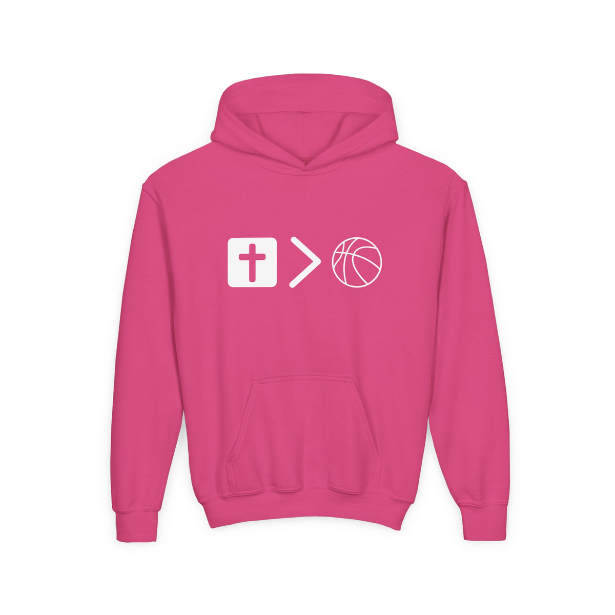 Youth Jesus is bigger than basketball Hoodie Pullover