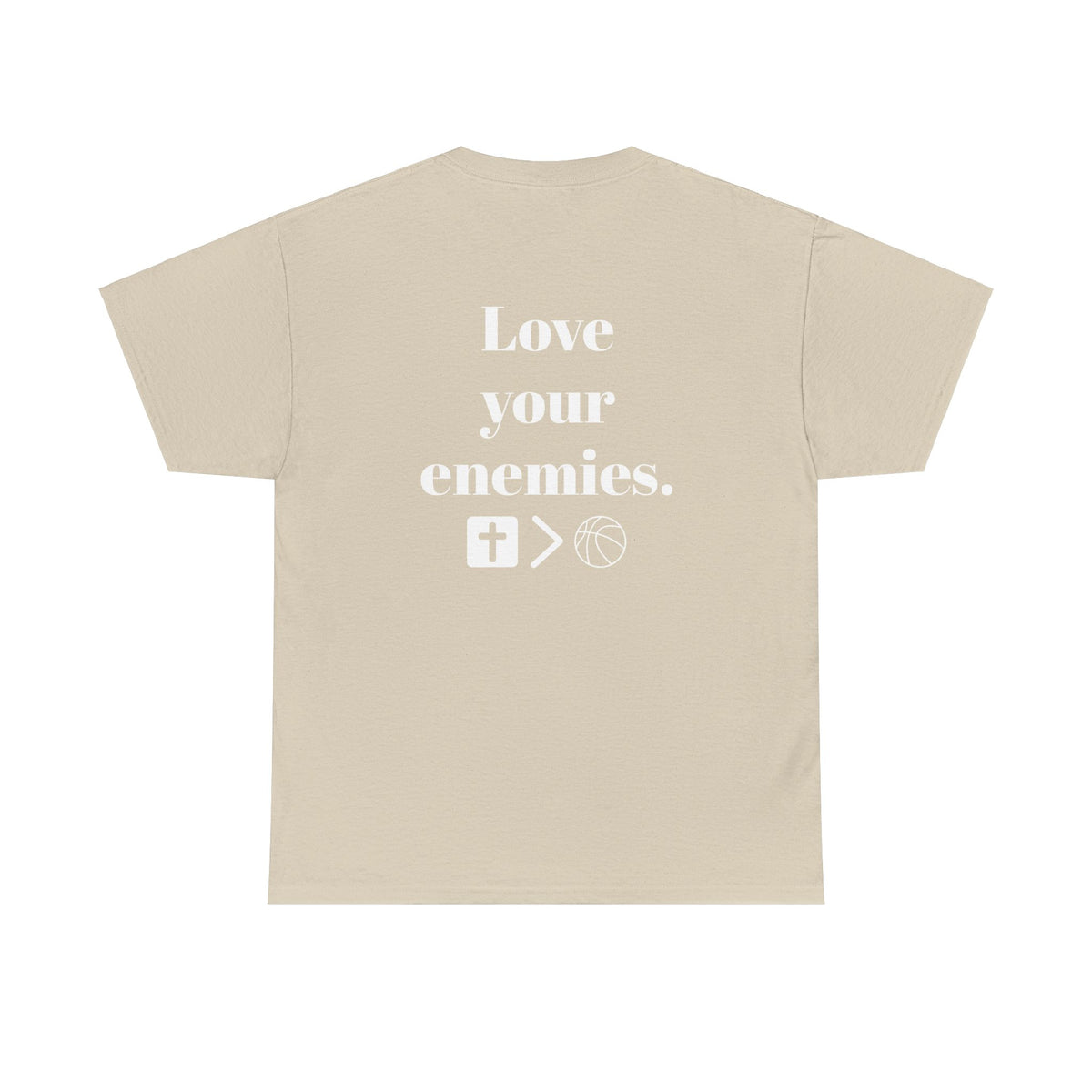 Copy of Love your enemies Art Unisex Heavy Cotton Tee