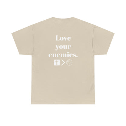 Copy of Love your enemies Art Unisex Heavy Cotton Tee