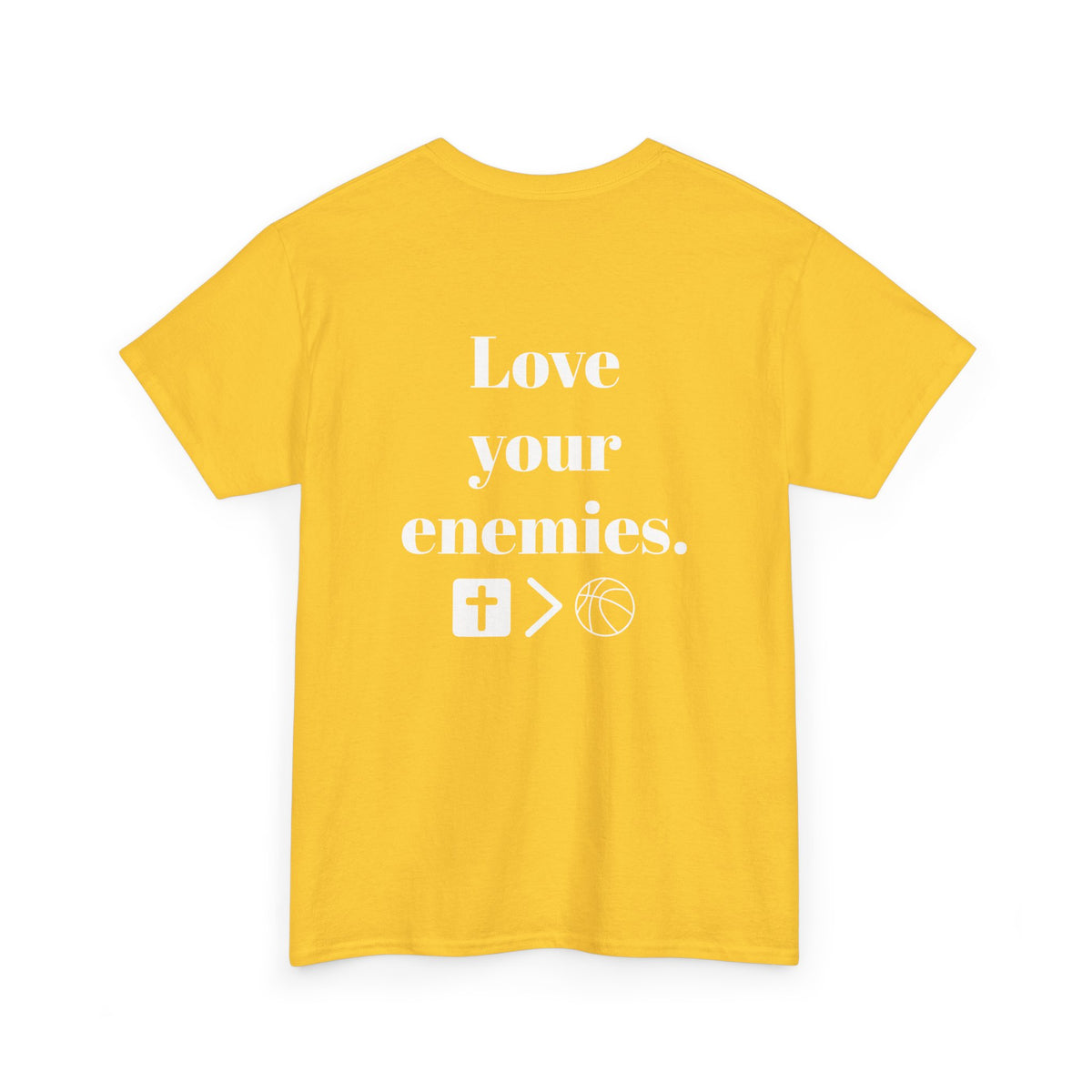 Copy of Love your enemies Art Unisex Heavy Cotton Tee