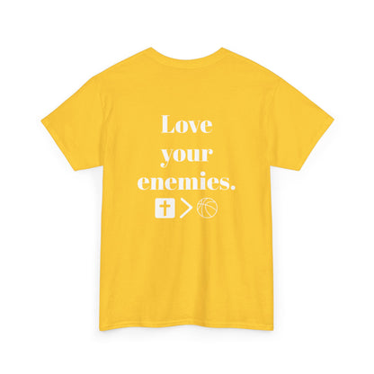 Copy of Love your enemies Art Unisex Heavy Cotton Tee