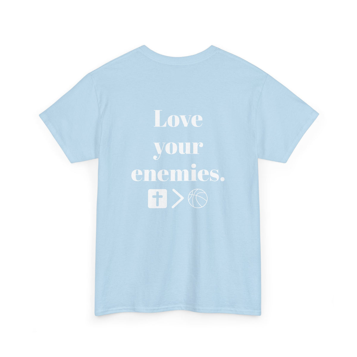 Copy of Love your enemies Art Unisex Heavy Cotton Tee