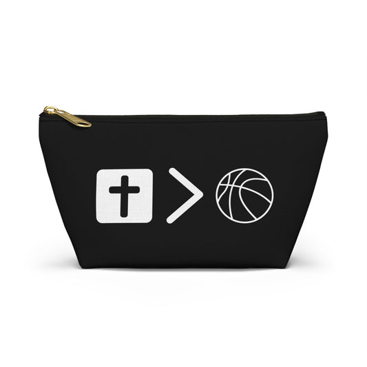 Jesus is bigger than basketball Accessory Pouch