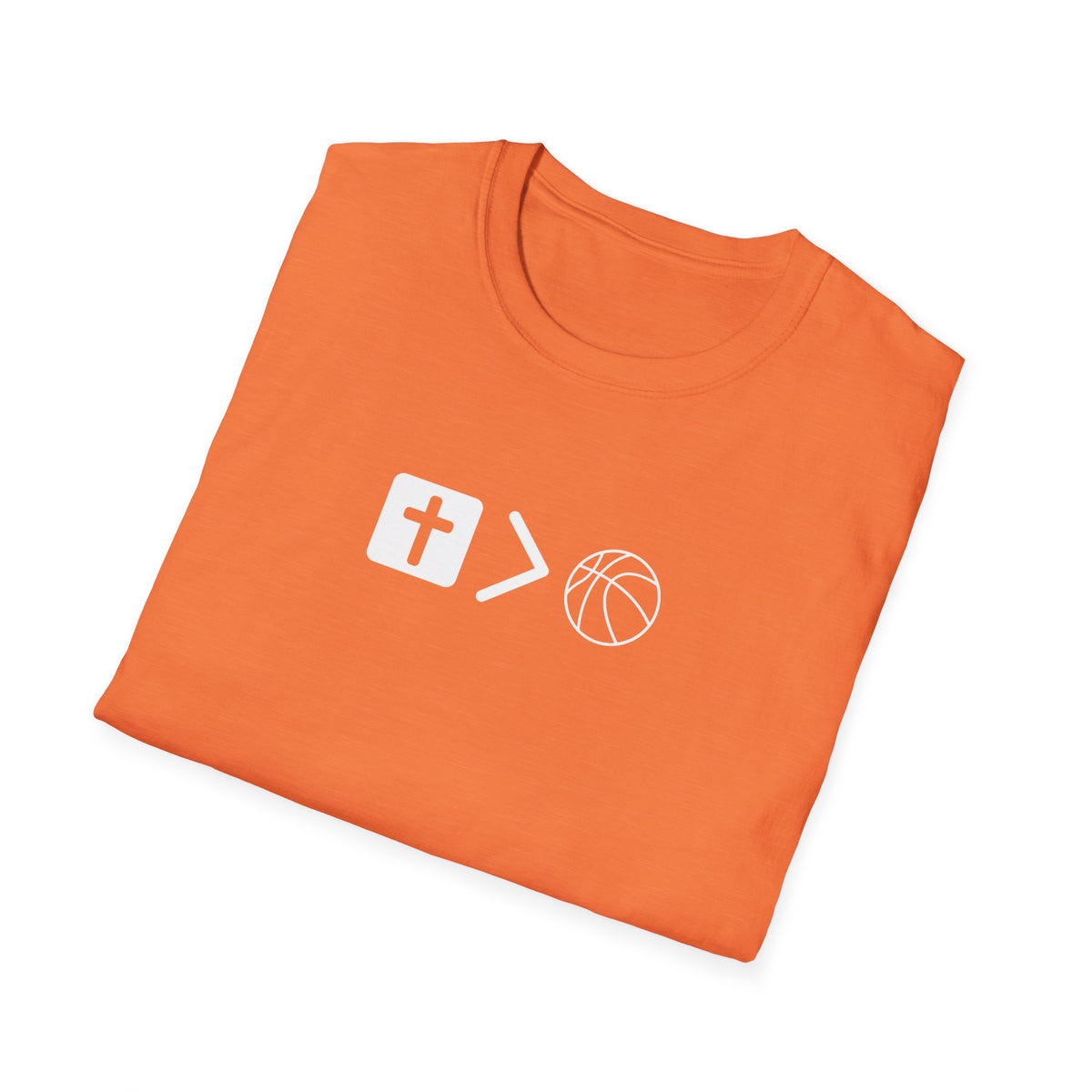 Pray behind your teammates' backs Unisex Softstyle T-Shirt