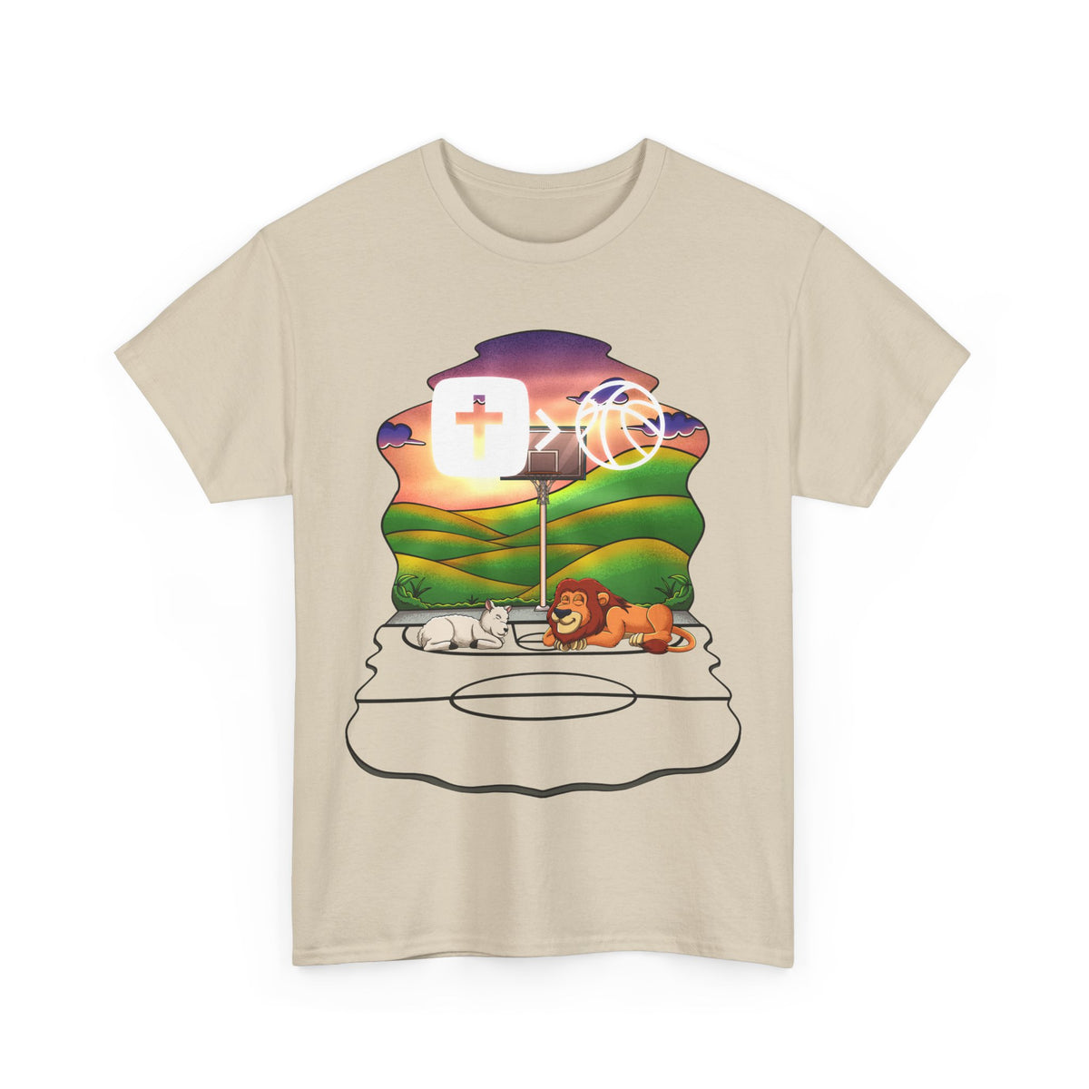 Copy of Love your enemies Art Unisex Heavy Cotton Tee