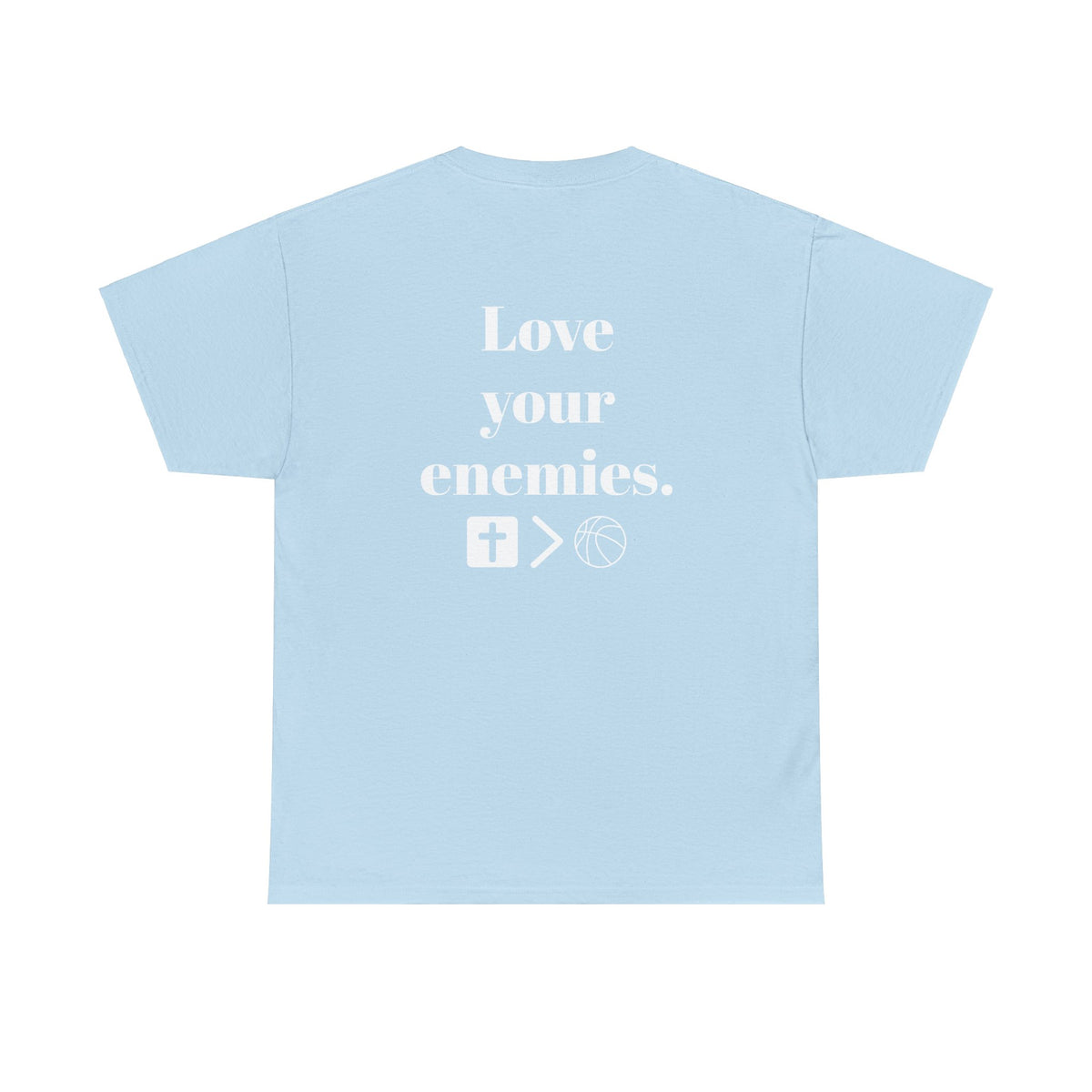 Copy of Love your enemies Art Unisex Heavy Cotton Tee