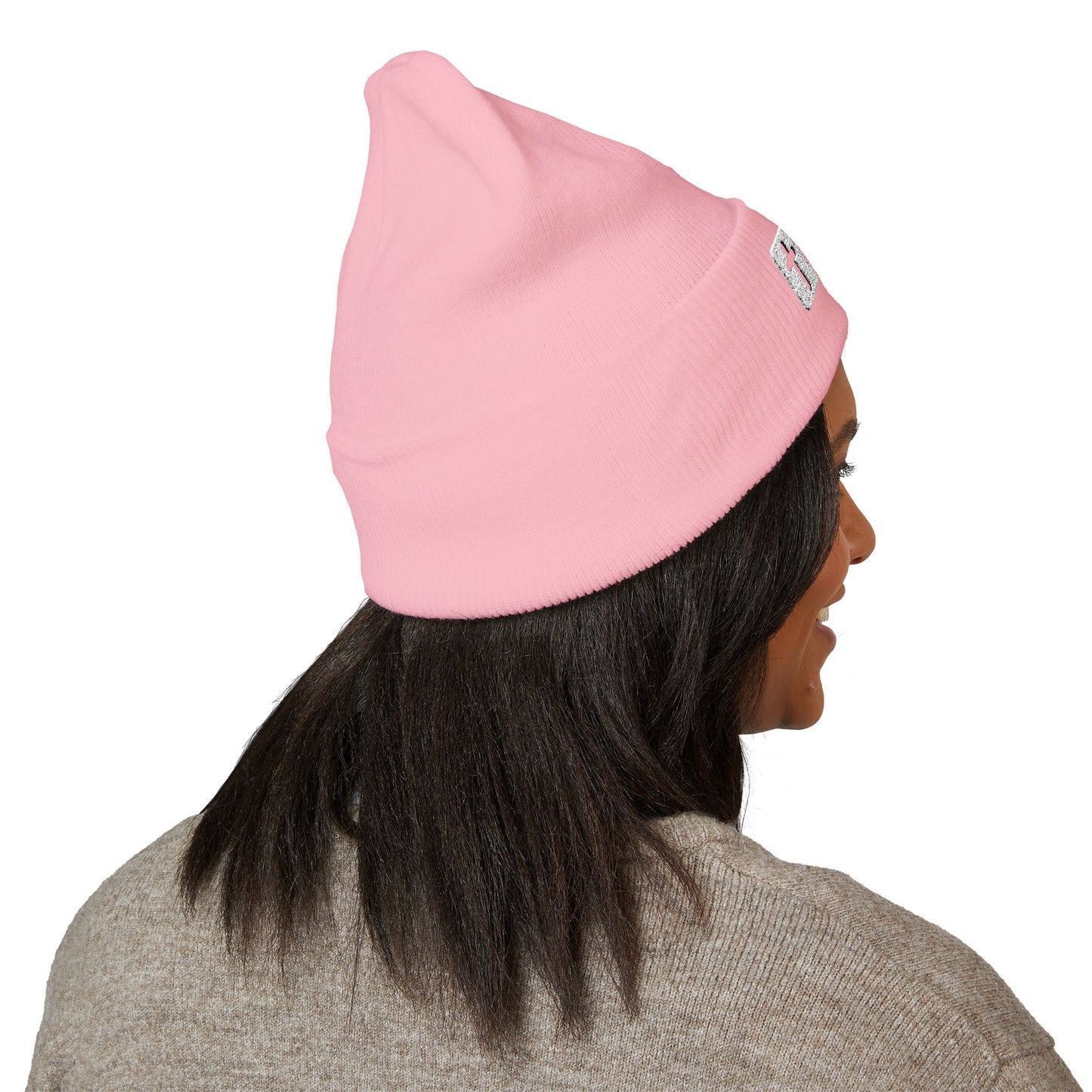 Jesus is bigger than Basketball Cuffed Beanie — Knit Winter Hat