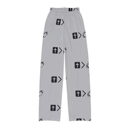 Jesus is bigger than football Kids Soft Pajama Pants