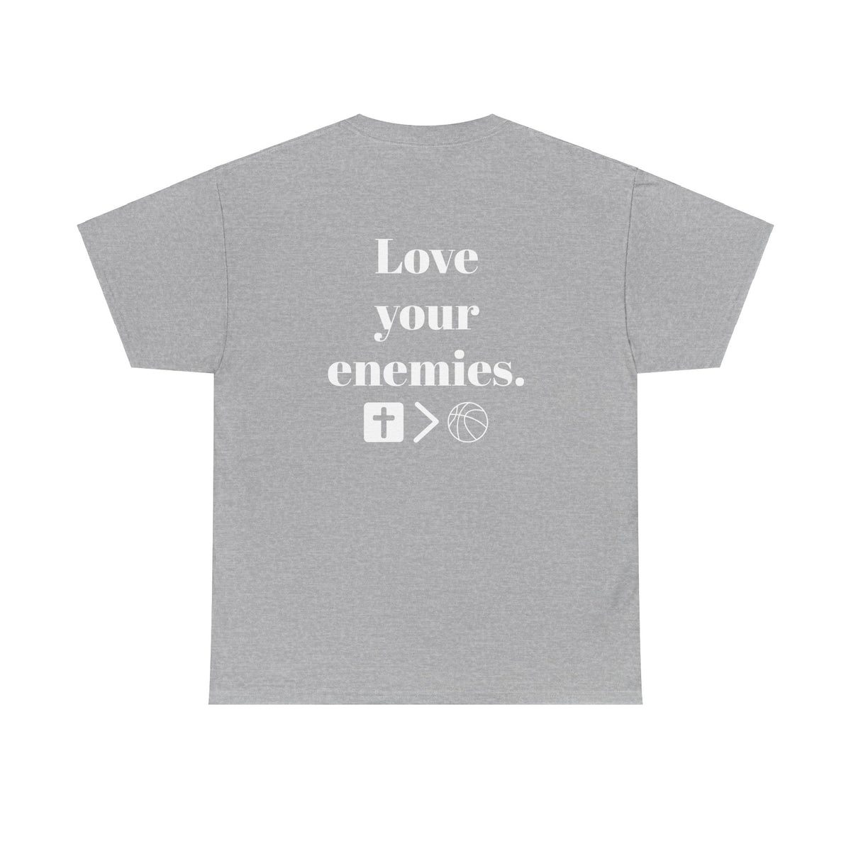 Copy of Love your enemies Art Unisex Heavy Cotton Tee