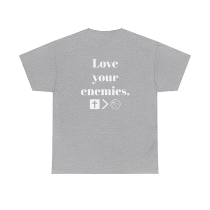 Copy of Love your enemies Art Unisex Heavy Cotton Tee