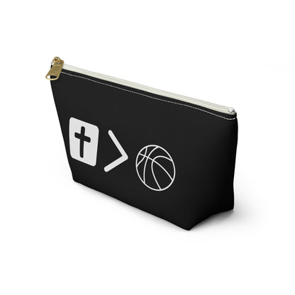 Jesus is bigger than basketball Accessory Pouch