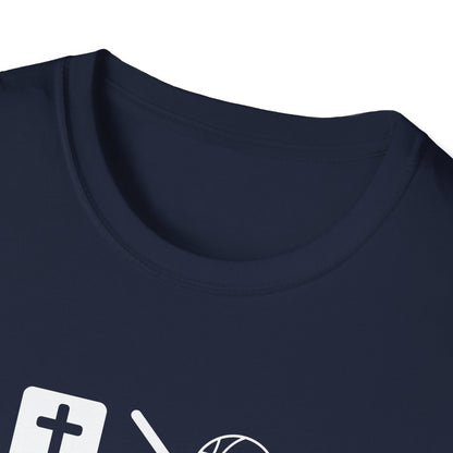 Pray behind your teammates' backs Unisex Softstyle T-Shirt