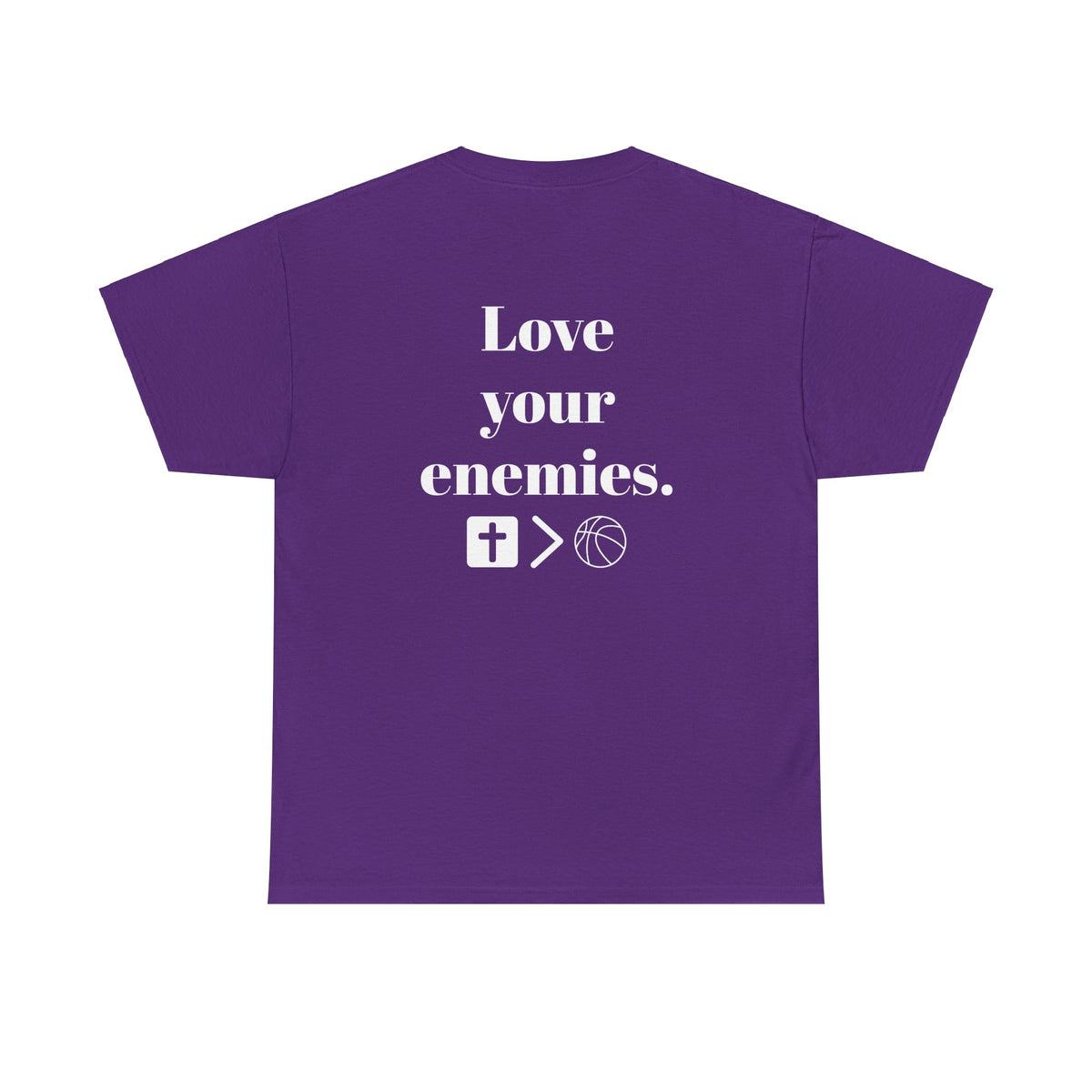 Copy of Love your enemies Art Unisex Heavy Cotton Tee