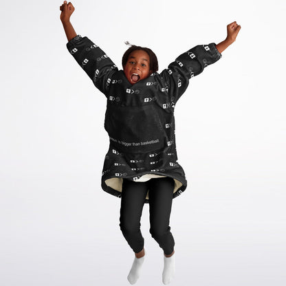 Jesus is bigger than basketball Youth Snug Hoodie  - AOP