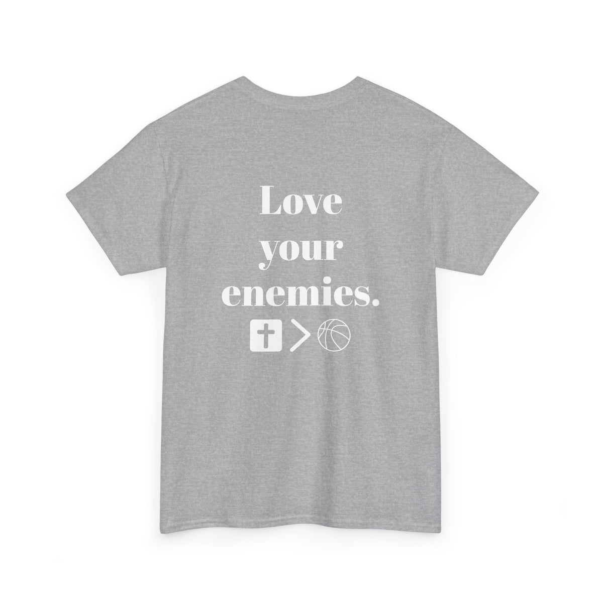 Copy of Love your enemies Art Unisex Heavy Cotton Tee