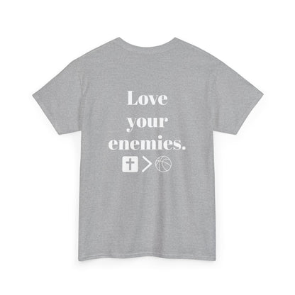 Copy of Love your enemies Art Unisex Heavy Cotton Tee