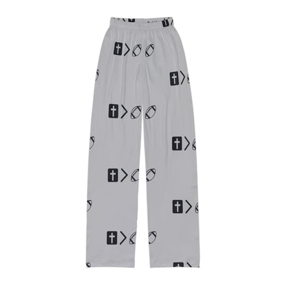 Jesus is bigger than football Kids Soft Pajama Pants