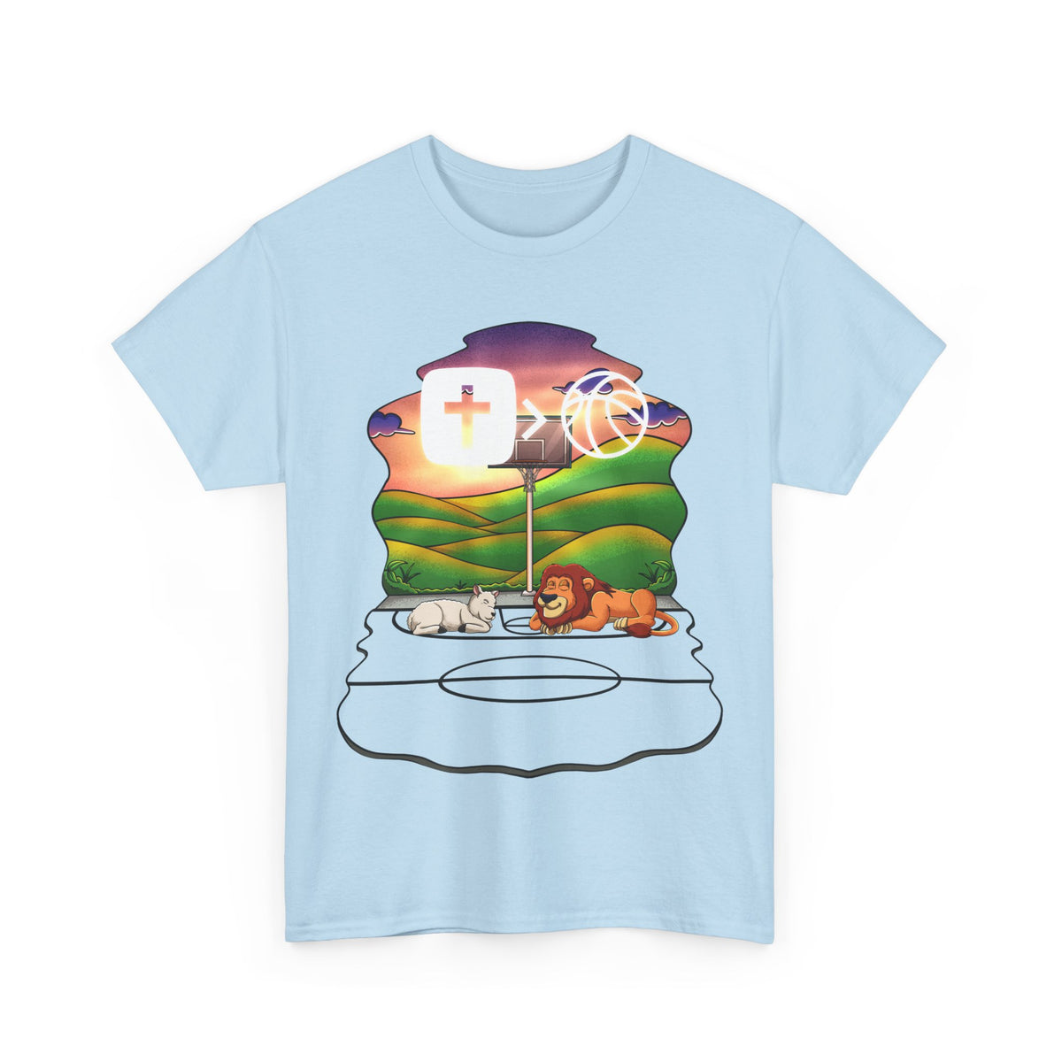 Copy of Love your enemies Art Unisex Heavy Cotton Tee