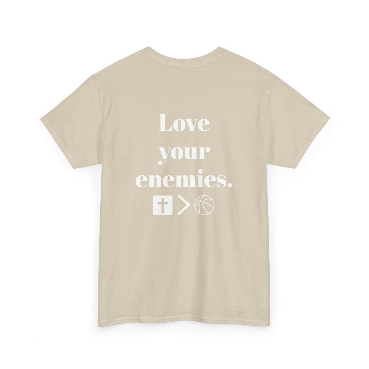 Copy of Love your enemies Art Unisex Heavy Cotton Tee