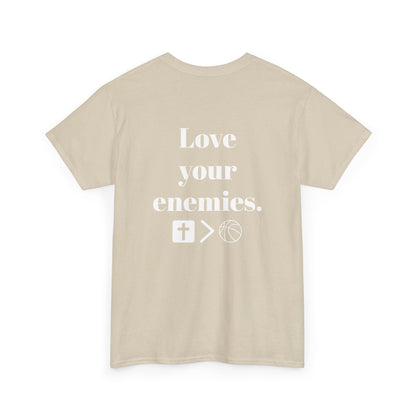 Copy of Love your enemies Art Unisex Heavy Cotton Tee