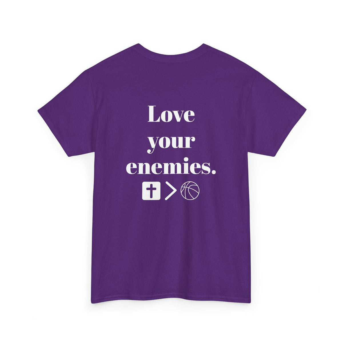 Copy of Love your enemies Art Unisex Heavy Cotton Tee