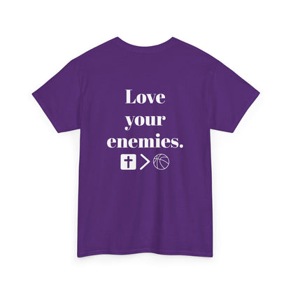 Copy of Love your enemies Art Unisex Heavy Cotton Tee