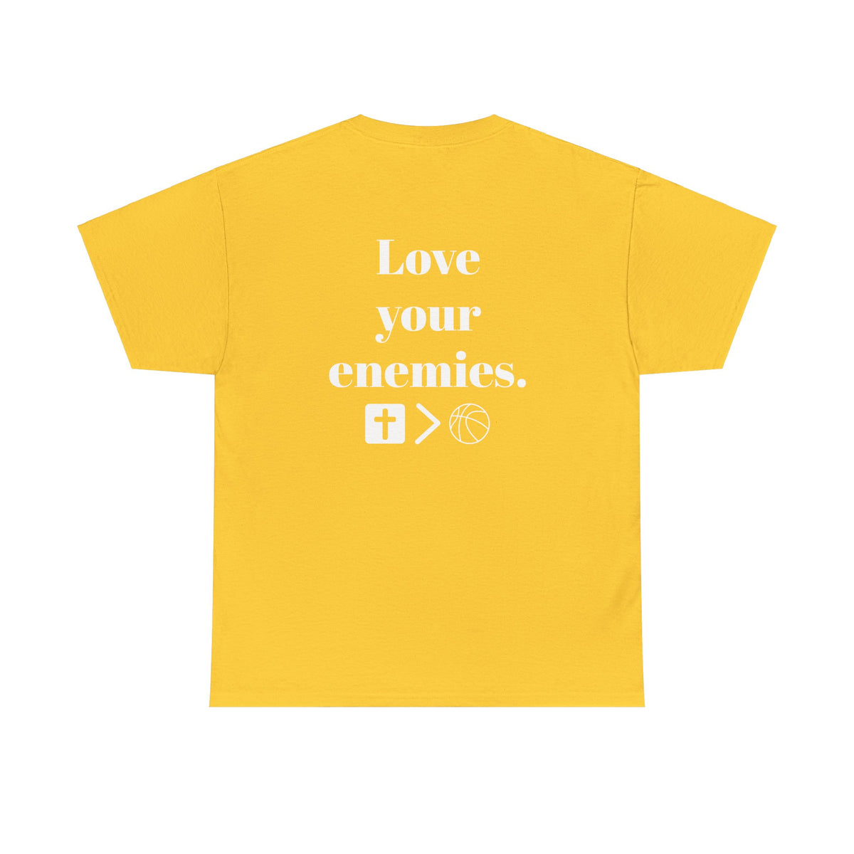 Copy of Love your enemies Art Unisex Heavy Cotton Tee