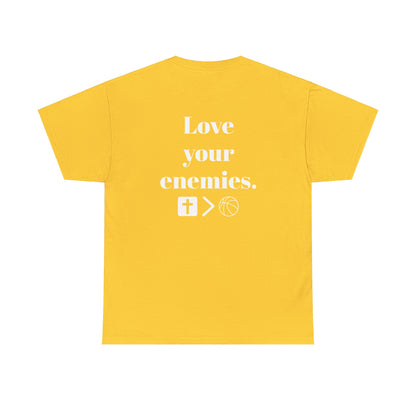 Copy of Love your enemies Art Unisex Heavy Cotton Tee