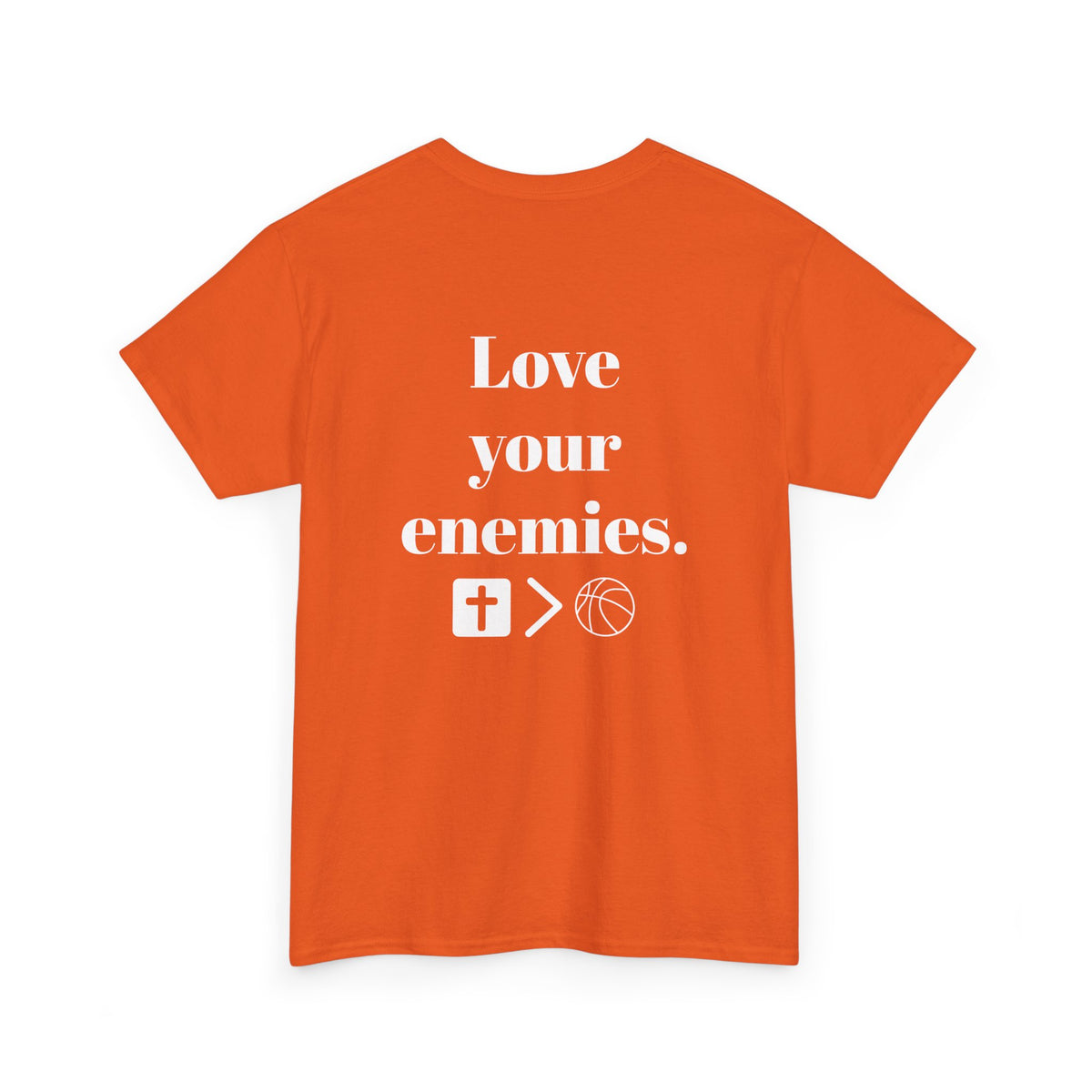 Copy of Love your enemies Art Unisex Heavy Cotton Tee