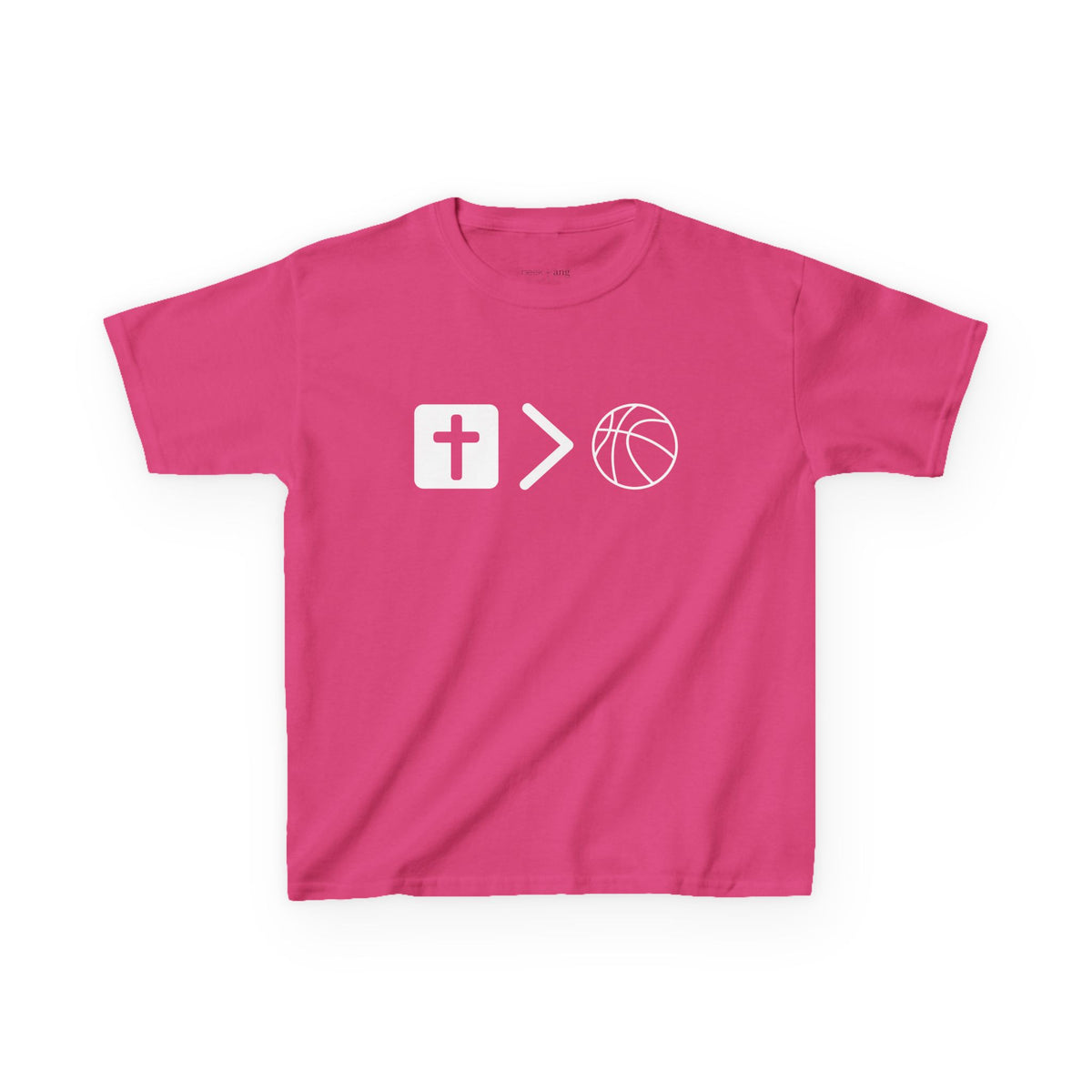 Youth Jesus is bigger than basketball Heavy Cotton Tee