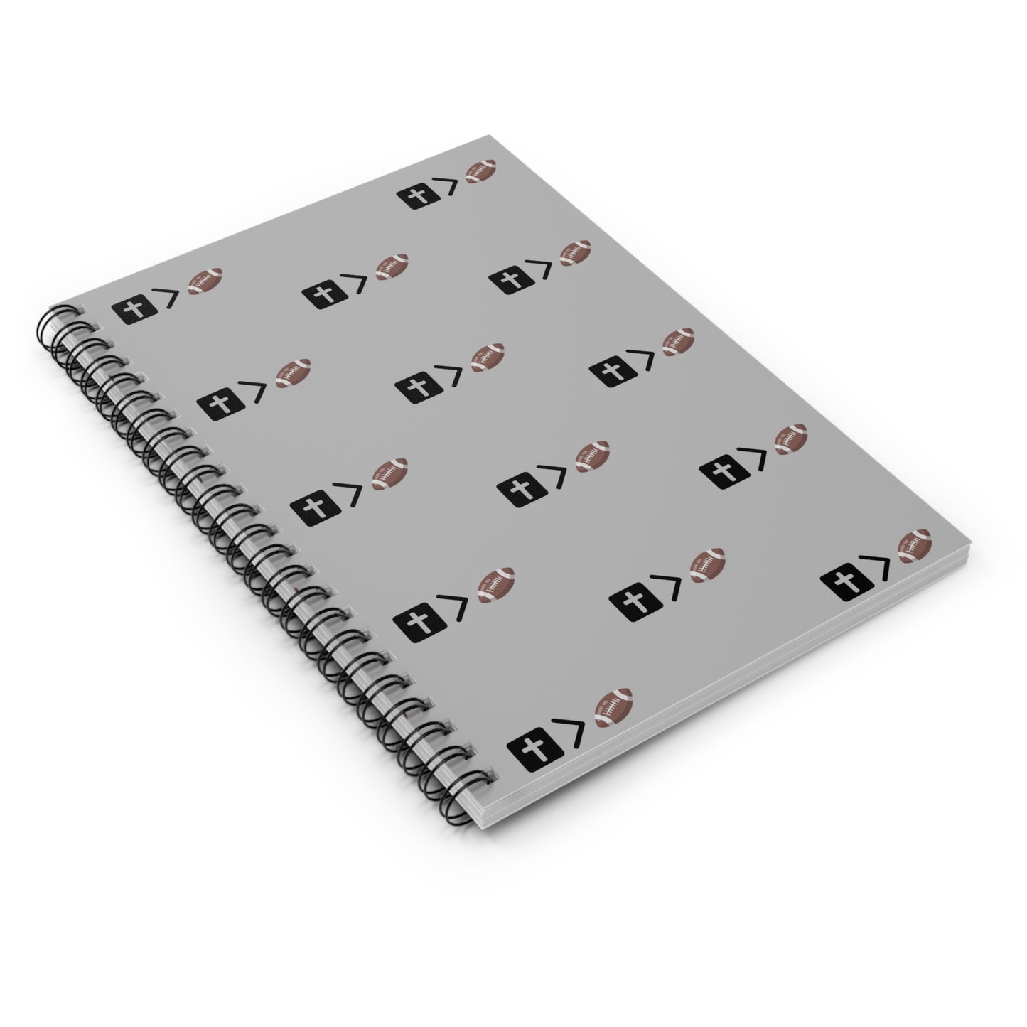 Jesus is bigger than football Spiral Notebook - Ruled Line