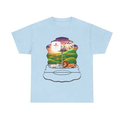 Copy of Love your enemies Art Unisex Heavy Cotton Tee