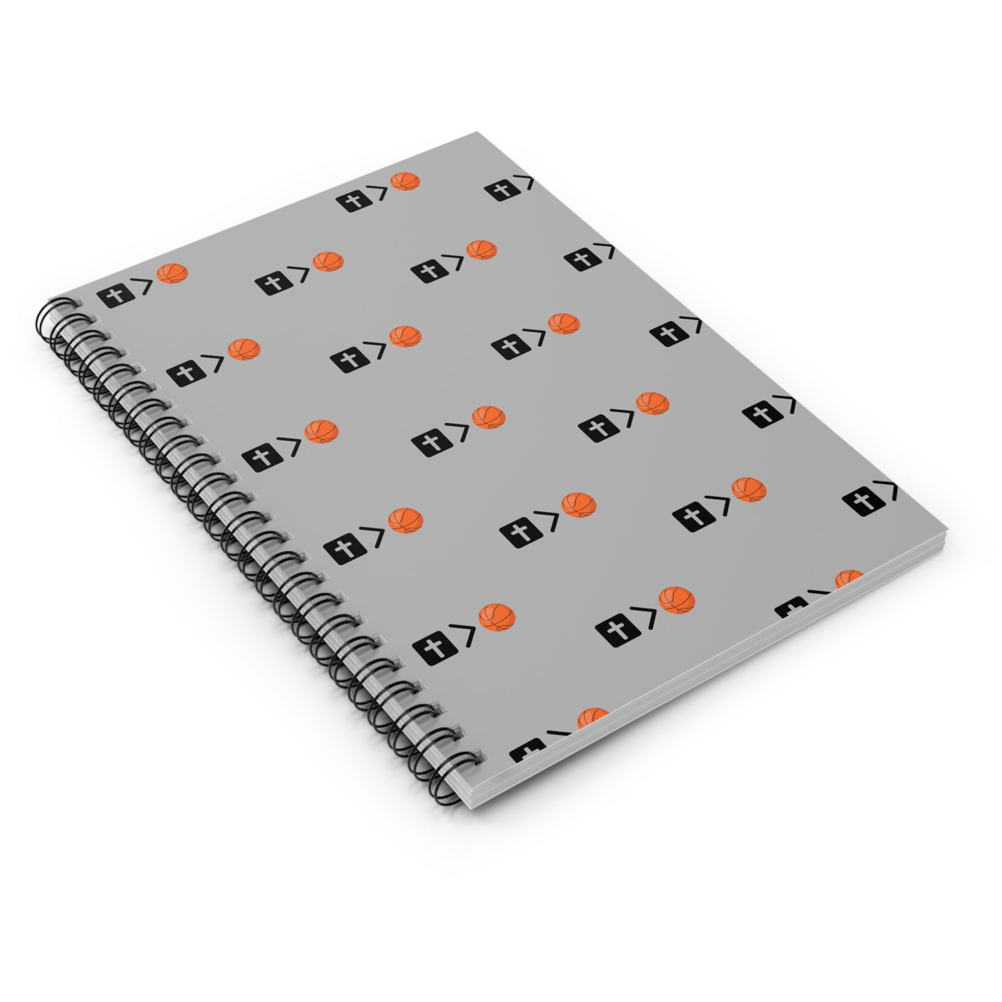 Jesus is bigger than basketball Spiral Notebook - Ruled Line