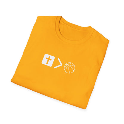 Pray behind your teammates' backs Unisex Softstyle T-Shirt
