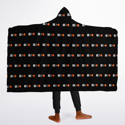 Jesus is bigger than basketball Youth Hooded Blanket Micro Fleece