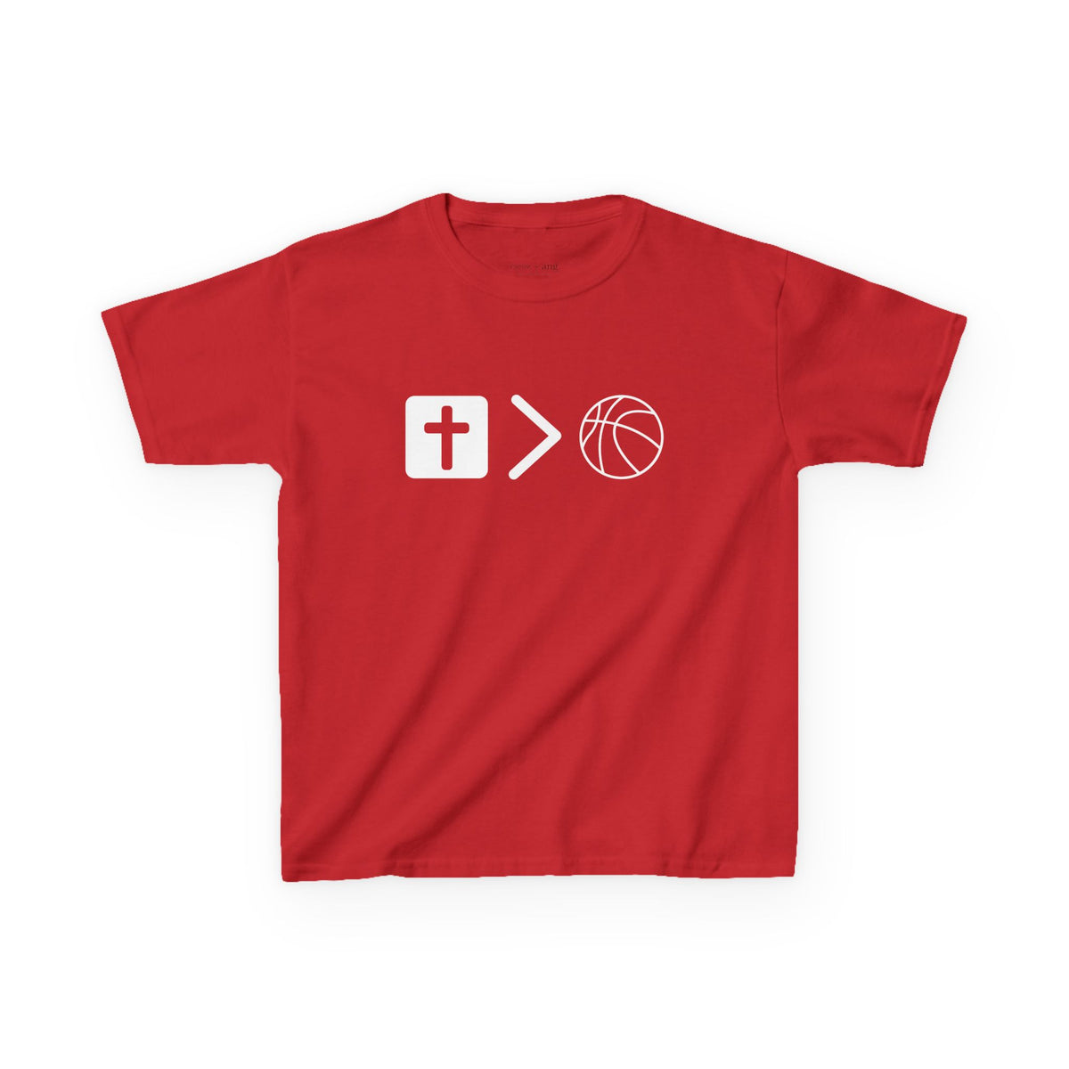 Youth Jesus is bigger than basketball Heavy Cotton Tee