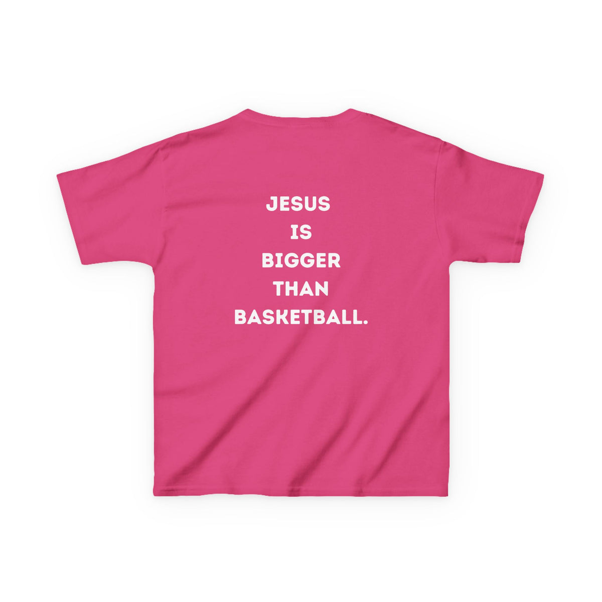 Youth Jesus is bigger than basketball Heavy Cotton Tee