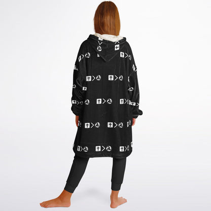 Jesus is bigger than volleyball Youth Snug Hoodie