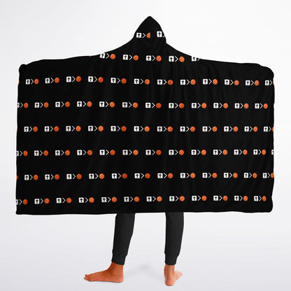 Jesus is bigger than basketball Youth Hooded Blanket Micro Fleece