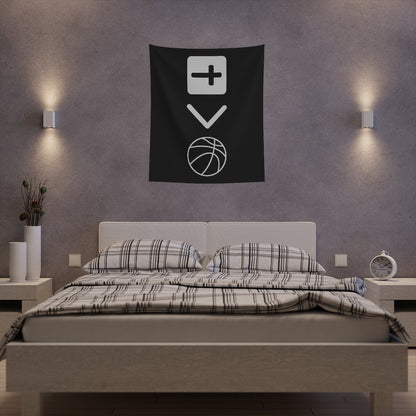Jesus is bigger than basketball Wall Tapestry