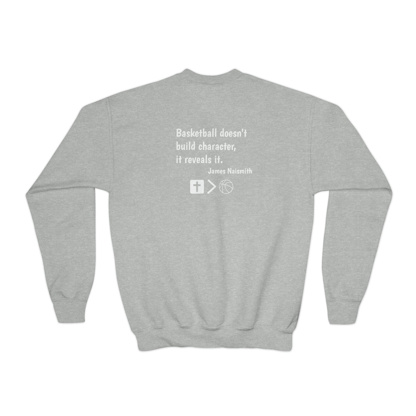 Limited Edition Naismith Quote Youth Crewneck Sweatshirt