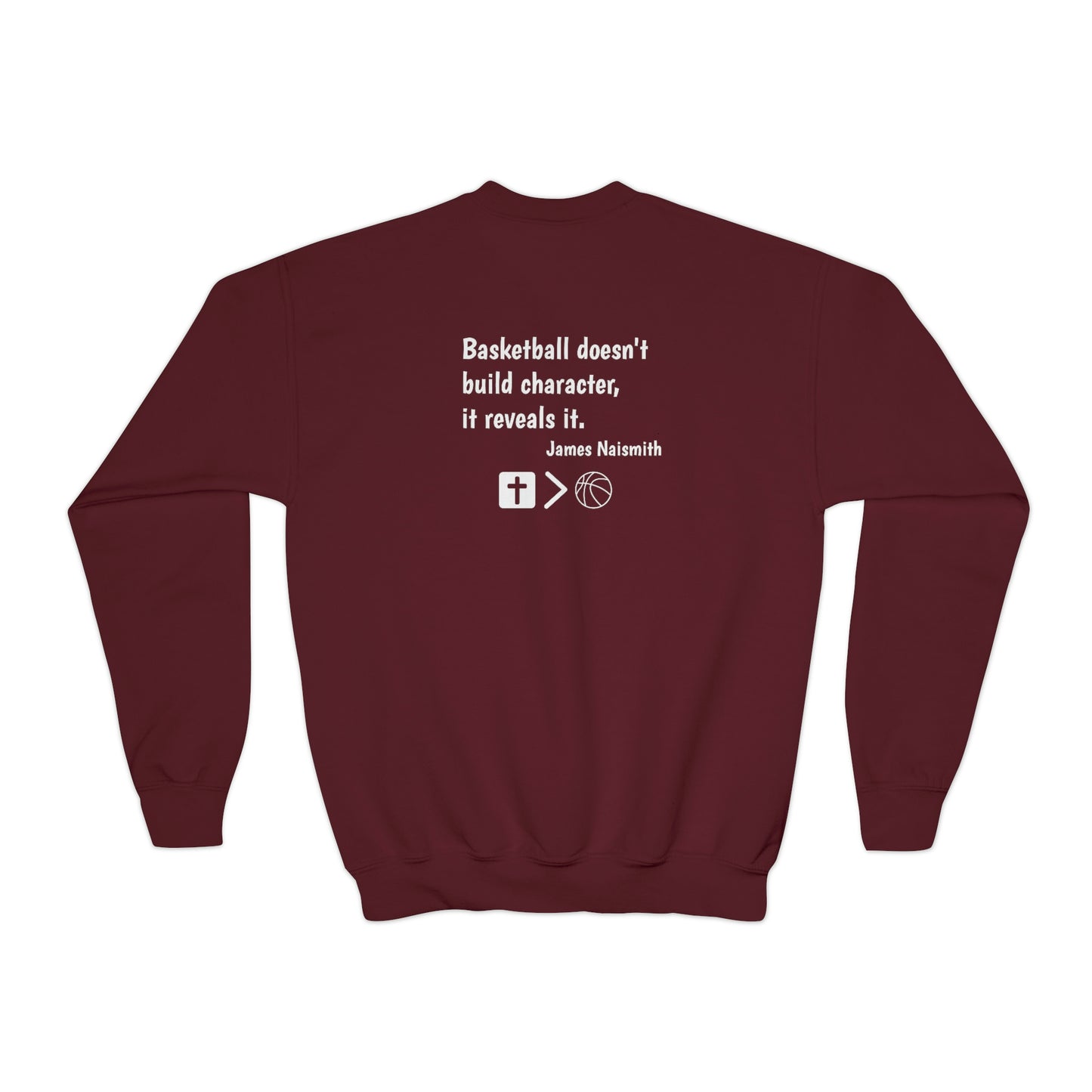 Limited Edition Naismith Quote Youth Crewneck Sweatshirt