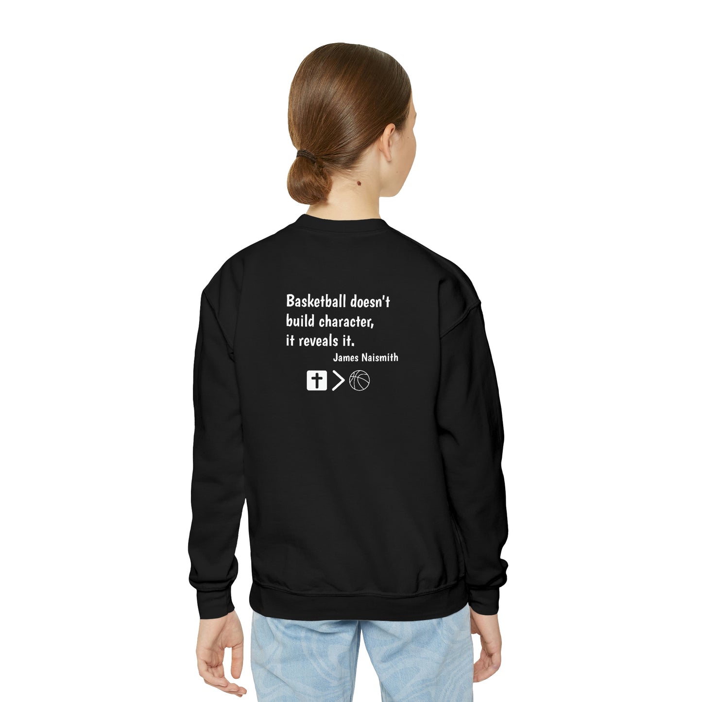Limited Edition Naismith Quote Youth Crewneck Sweatshirt