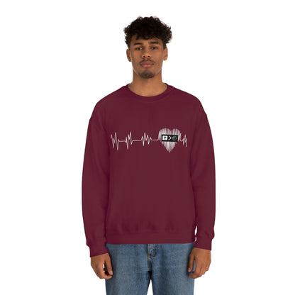 Heartbeat Unisex Crewneck Sweatshirt