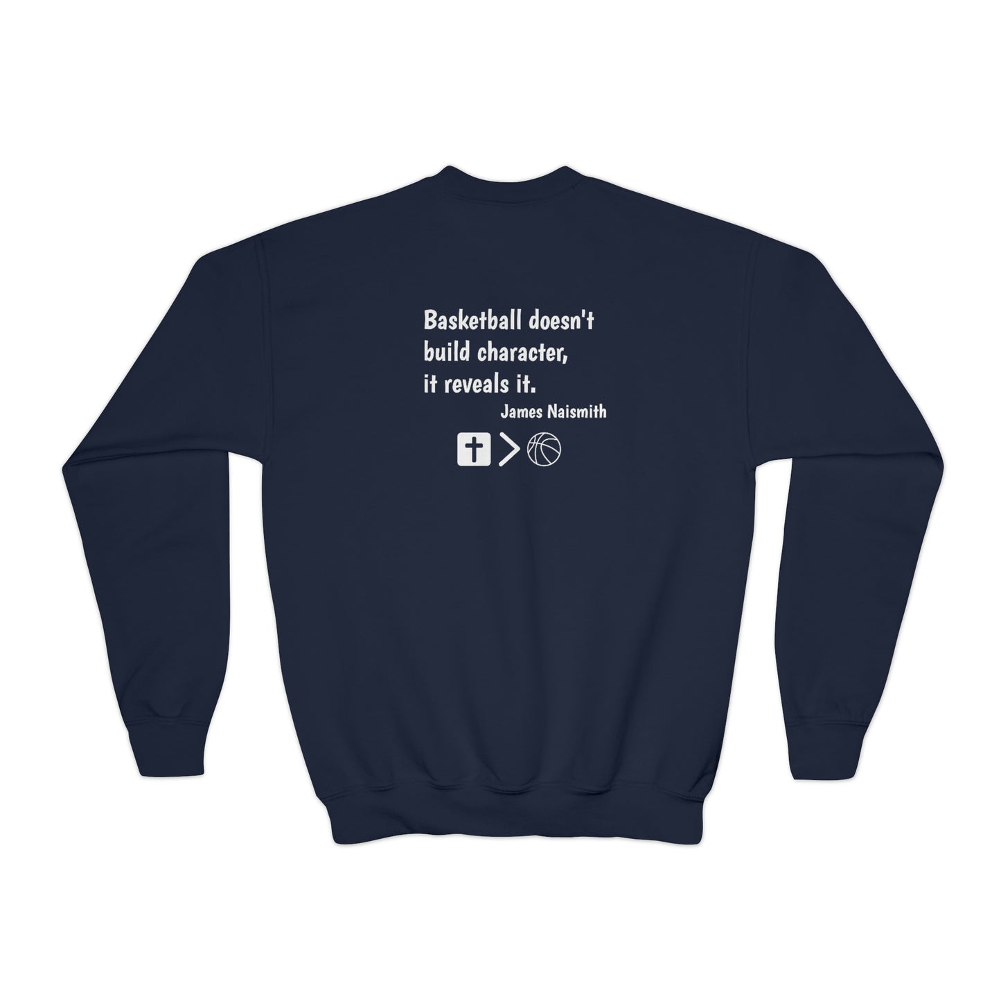 Limited Edition Naismith Quote Youth Crewneck Sweatshirt